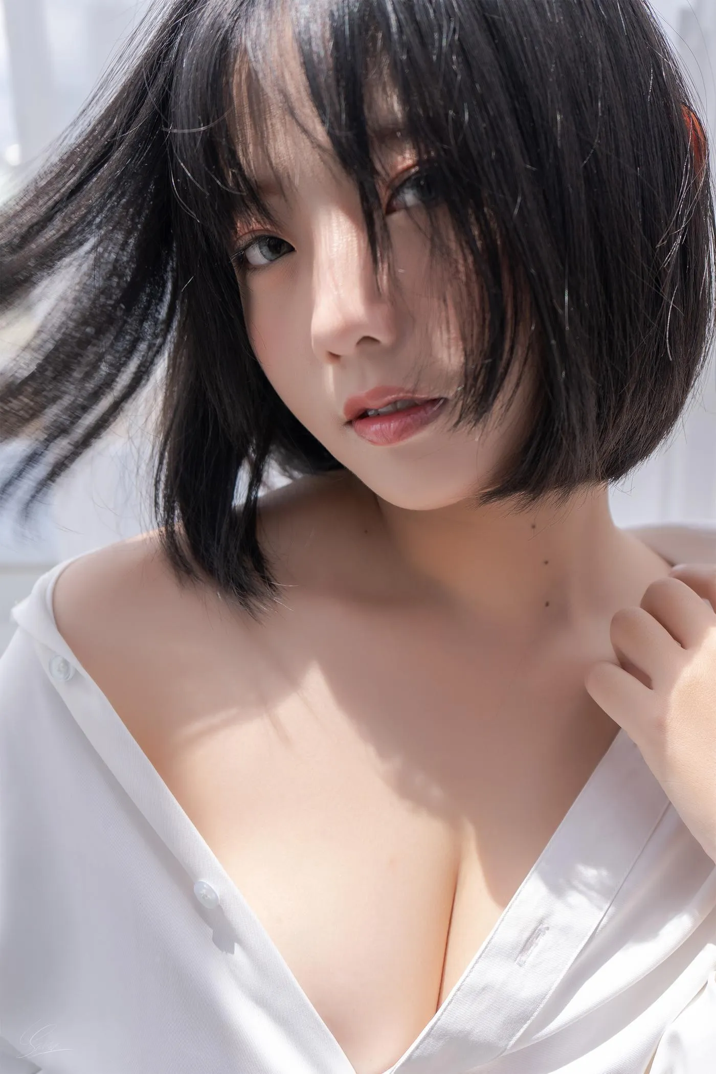 Messie Huang – NO.08 Boyfriends shirt [26P]插图9